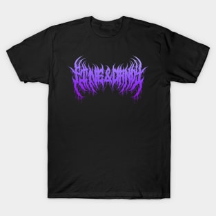 Fine & Dandy Metal Band Shirt PURPLE T-Shirt